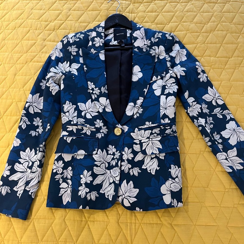 Smythe floral blazer size 4